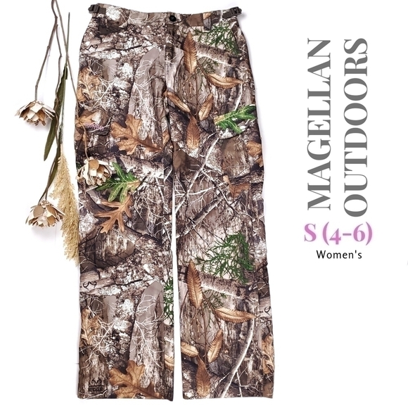 New Magellan Outdoors Women's Camouflaged Pants Size Small 4 - 6 - Picture 1 of 15